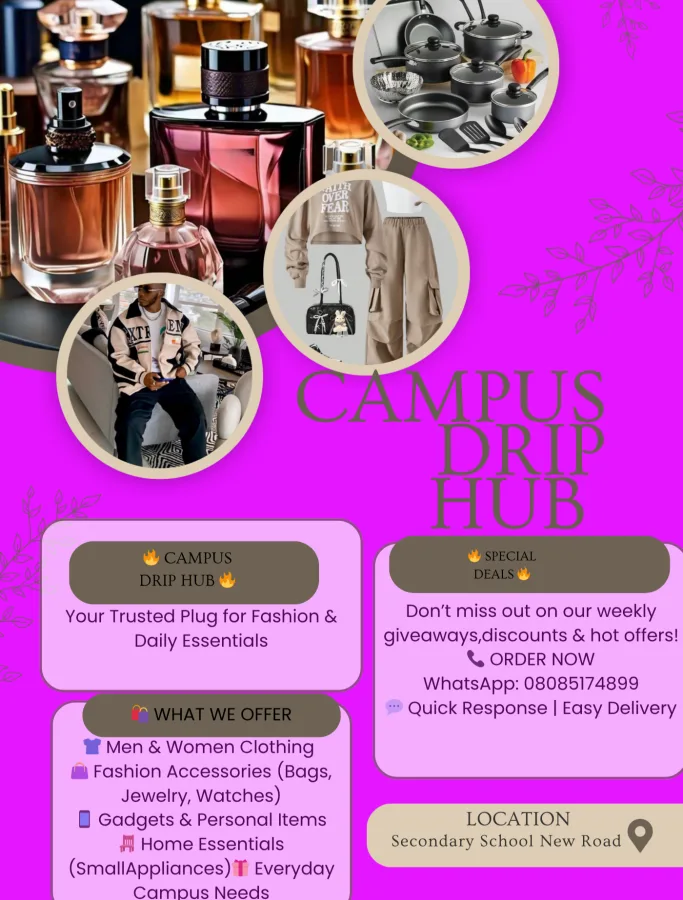 CAMPUS DRIP HUB WhatsApp listing