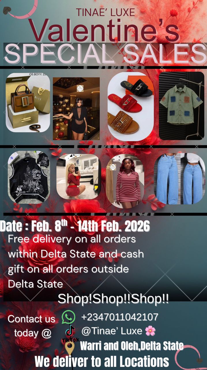 Tinae’ Luxe Valentine’s Special Sales 🌸