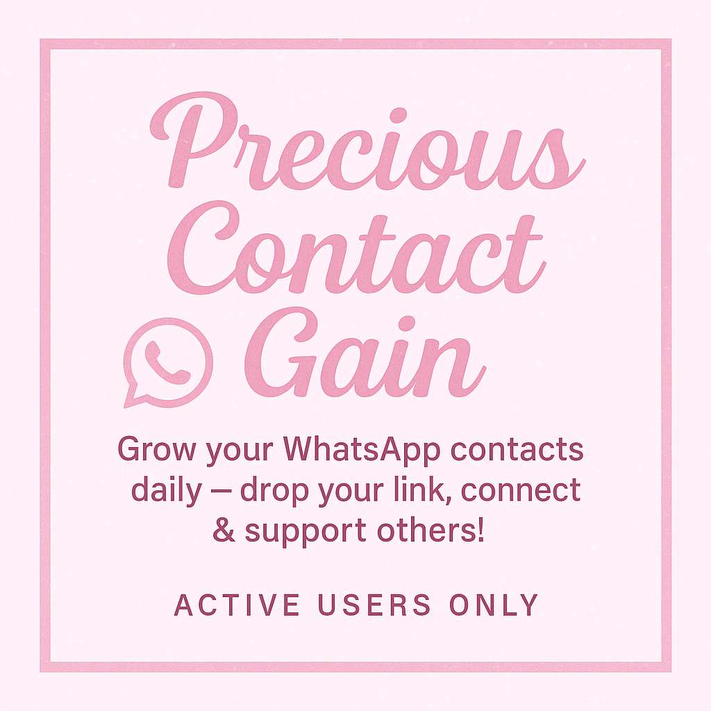 Precious Contact Gain 🔥🖇💕