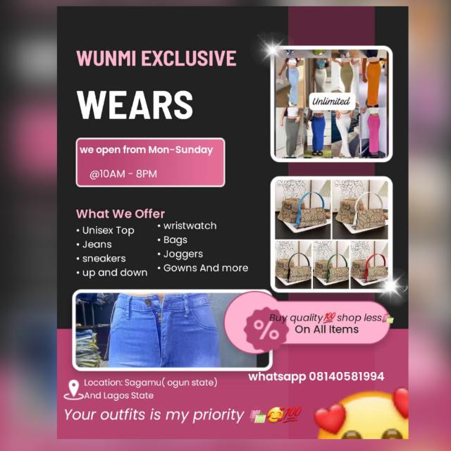 Wunmi Exclusive Wears